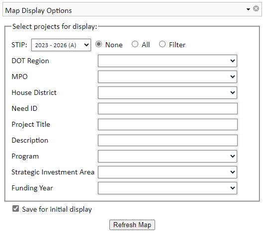 AK STIP Manager Change Map Display
